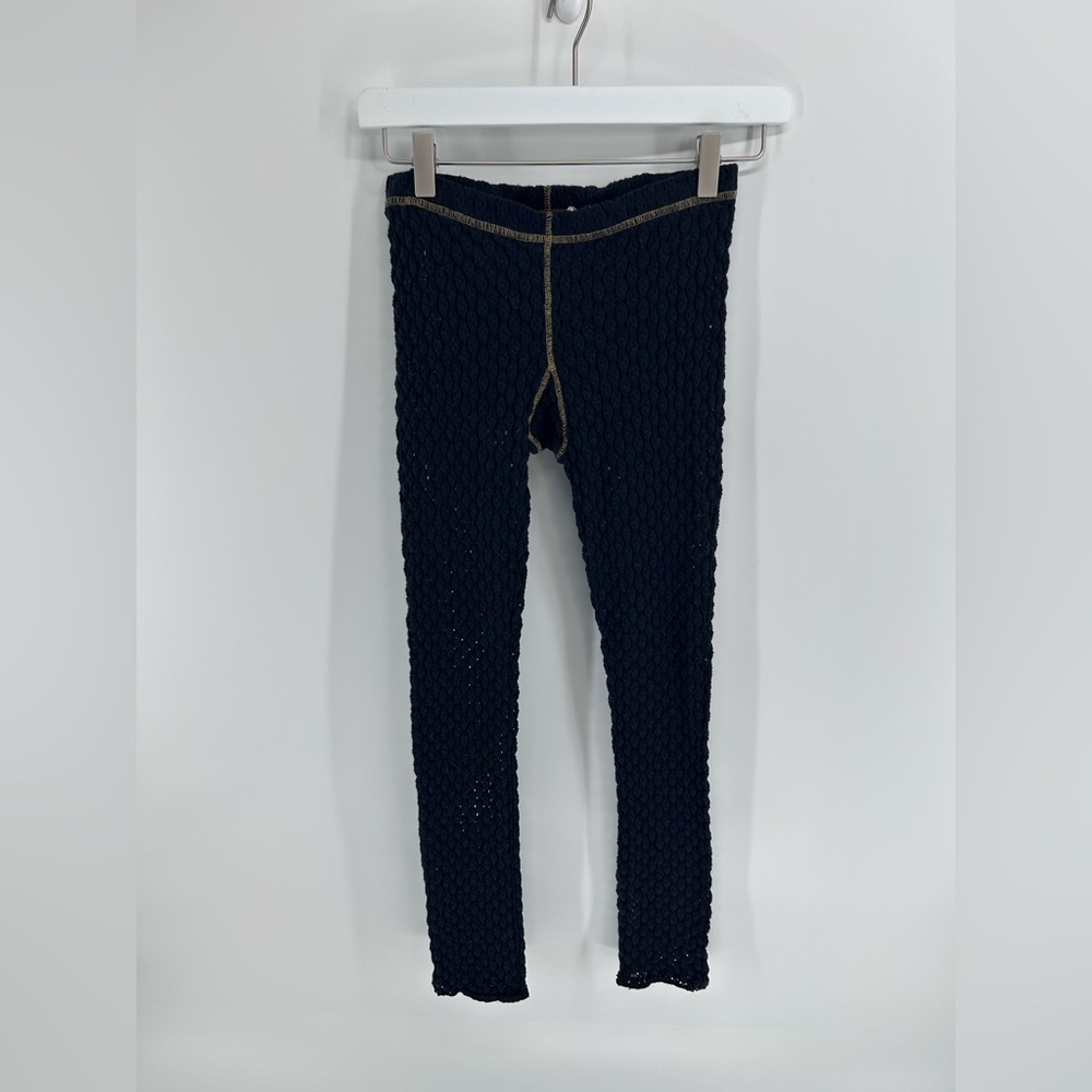 Free People Black Netted Legging | Small
